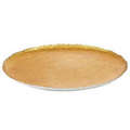 Gold Foil Hammered Plate (13.5")